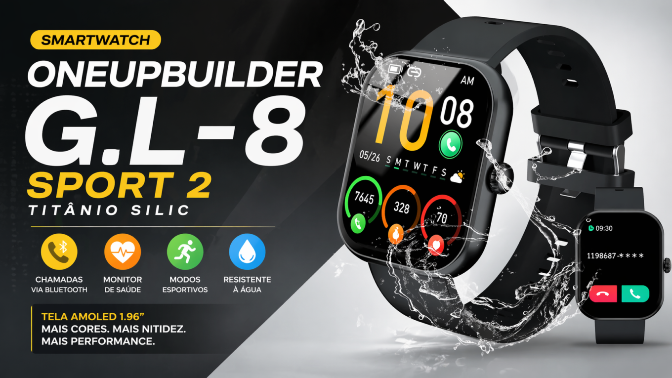 Smartwatch Oneupbuilder G.l-8 Sport 2